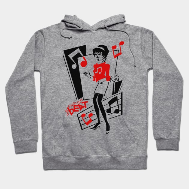 The English Beat 90s Hoodie by Ilustra Zee Art